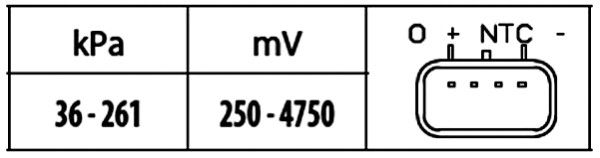 Датчик, тиск впускної труби, Hella 6PP009400-381