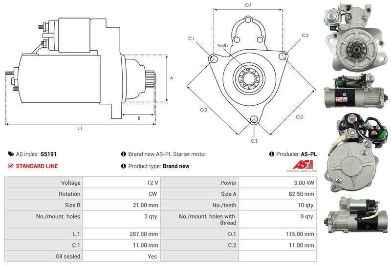 AS-PL S5191 Starter