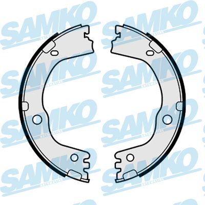 Комплект гальмівних колодок, стоянкове гальмо, Samko 81177