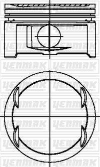 Поршень, Yenmak 31-03797-000