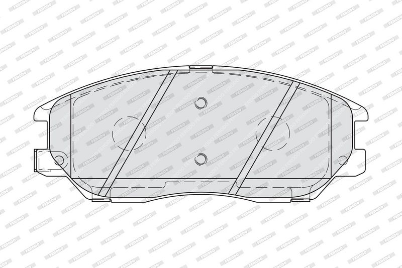 FERODO Plaquettes de frein à disque FDB1999