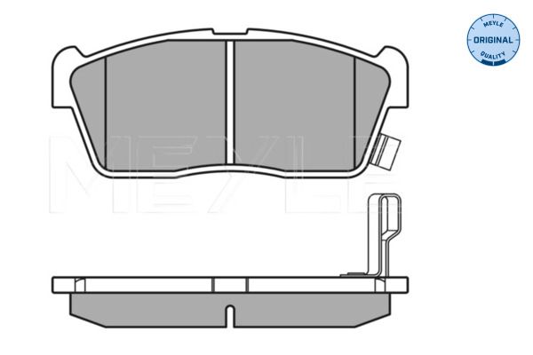 MEYLE 025 235 0715 Brake Pad Set, disc brake