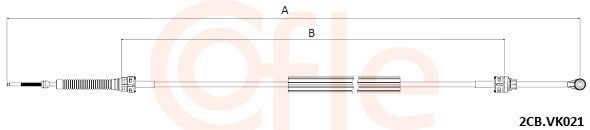 Тросовий привод, коробка передач, Cofle 2CB.VK021