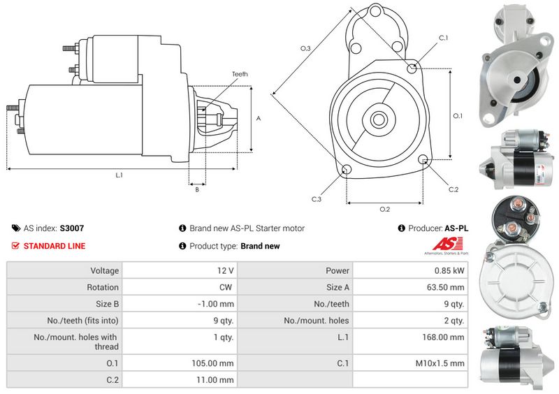 AS-PL S3007 Starter