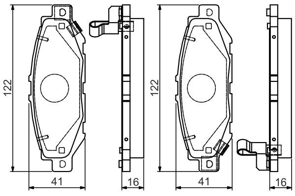 TOYOTA гальмівні колодки задн.Supra,Lexus GS300 93-