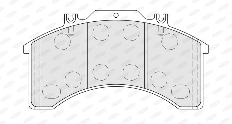 Remblokken set Voor BENDIX ADB3700 past: IVECO EUROCARGO I-III, EUROFIRE II, MAGIRUS 8060.25R.4200-F4AE3681D 01.91-09.15