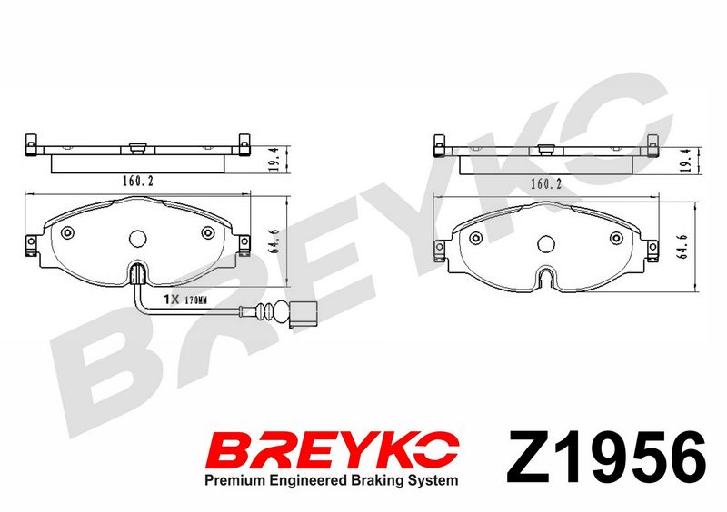 DAVID VASCO Z1956 Brake Pad Set, disc brake