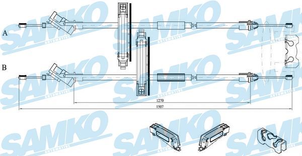 This part match OEM code: 1069081
