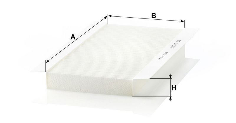 Filter, salongiõhk, MANN-FILTER CU 3567