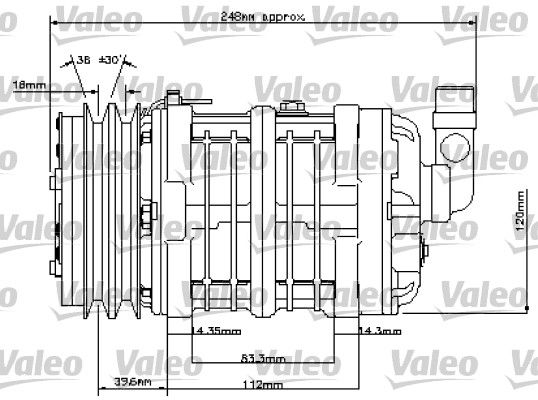 Συμπιεστής, συστ. κλιματισμού  NEW ORIGINAL PART