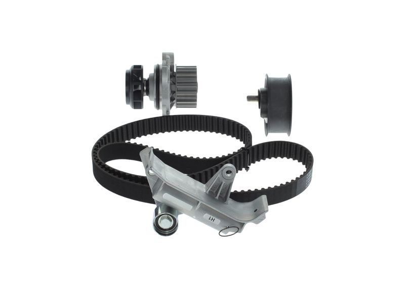 Timingset (riem + poelie + waterpomp) past: AUDI A3, A4 B5, A6 C5, TT  SEAT ALHAMBRA, CORDOBA, IBIZA II, LEON, TOLEDO II  SKODA OCTAVIA I  VW BORA, BORA I, GOLF IV 1.6D/1.8 01.95-11.16