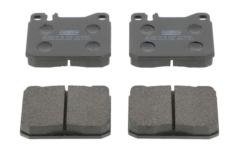 Plaquettes+de+frein+à+disque CHAMPION 571278CH