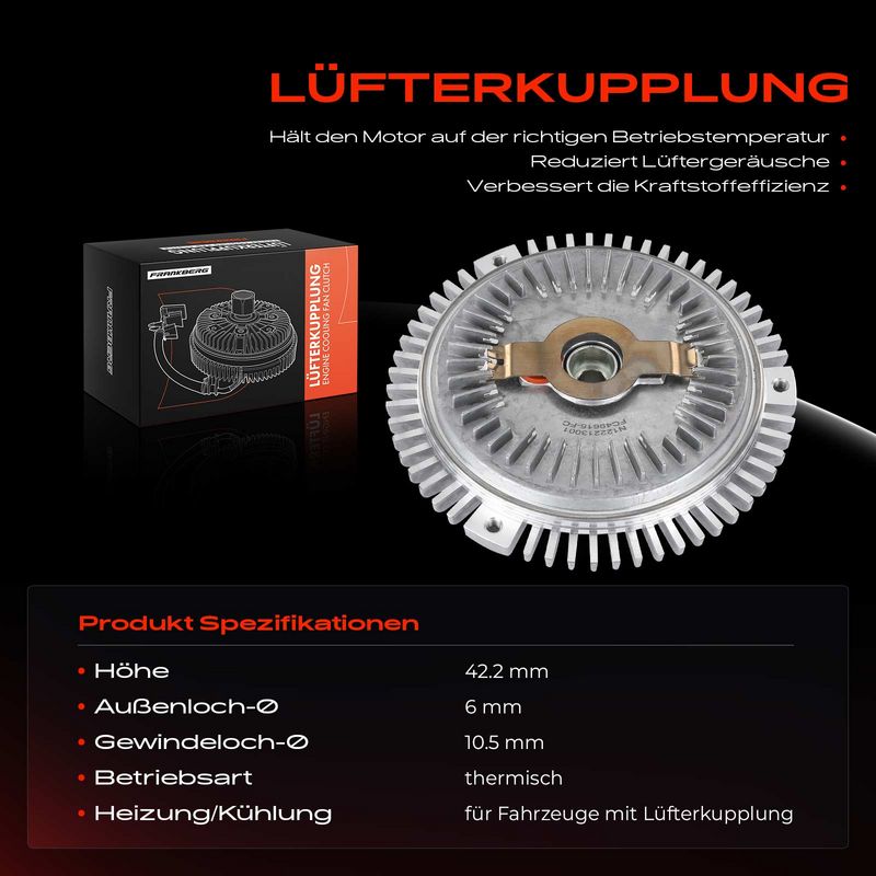 Frankberg 5481FB0025598 Radiatoriaus ventiliatoriaus viskosankaba