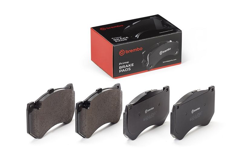 комплект спирачно феродо, дискови спирачки BREMBO