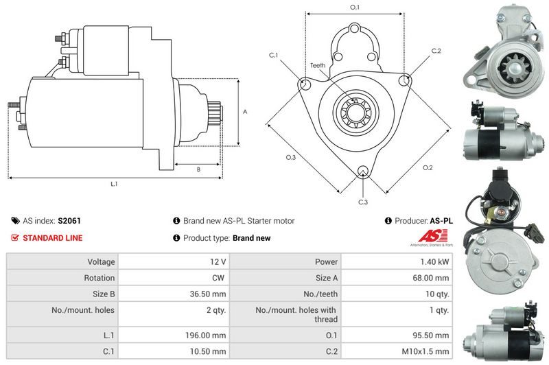AS-PL S2061 Starter