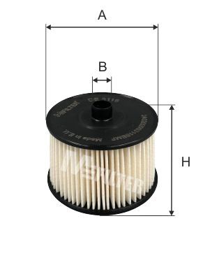Фільтр палива, Mfilter DE3116