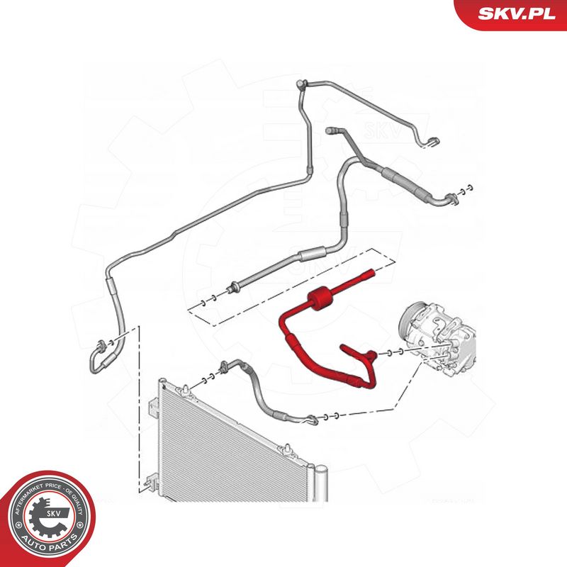 Kõrgsurve-, madalsurvetorustik, kliimaseade, ESEN SKV 54SKV601