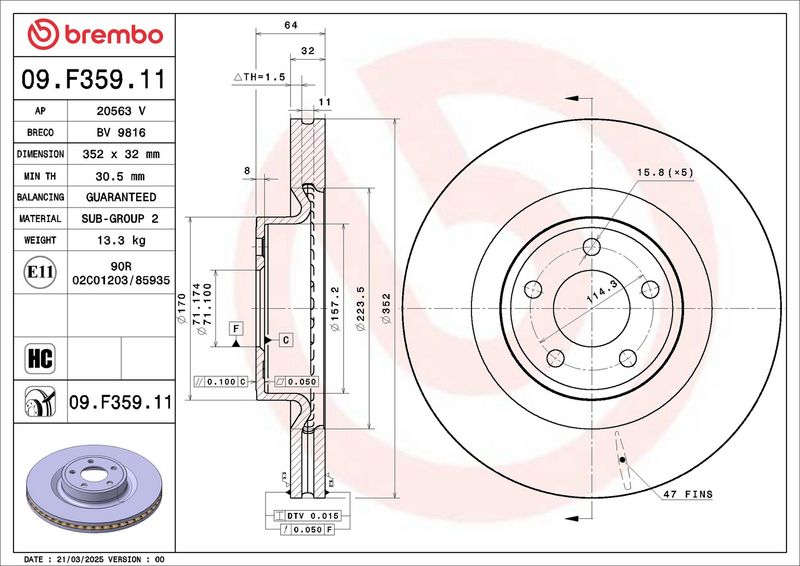 OEM код товара: GR3C1125ED