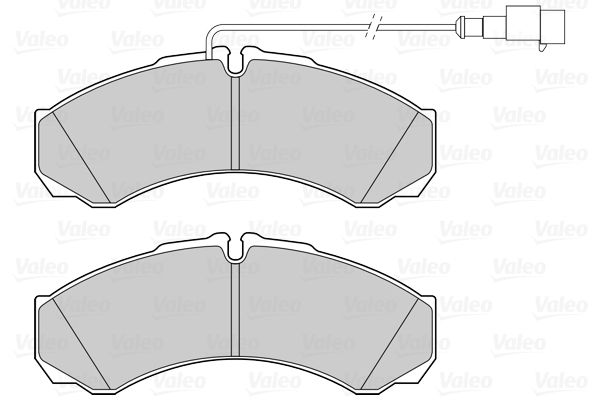 VALEO 302291 Brake Pad Set, disc brake