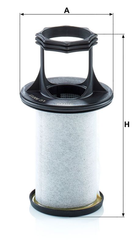 MANN-FILTER LC5001/1x Filter, crankcase ventilation