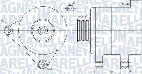 Генератор, Magneti Marelli 063731936010