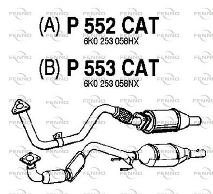 FENNO katalizátor P552CAT