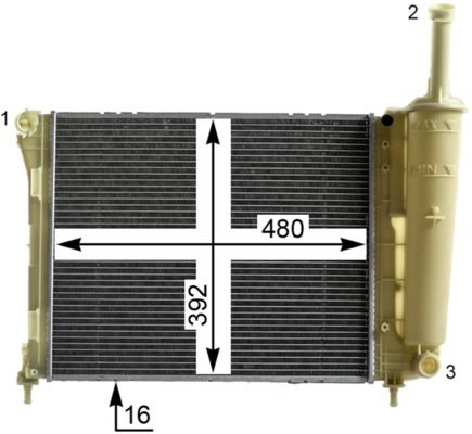 Product Image - Radiateur - CR2005000P - MAHLE