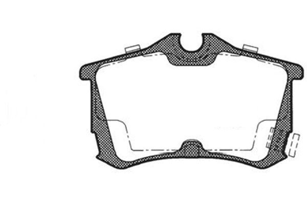 Kavo Parts Stabdžių trinkelių rinkinys, diskinis stabdys