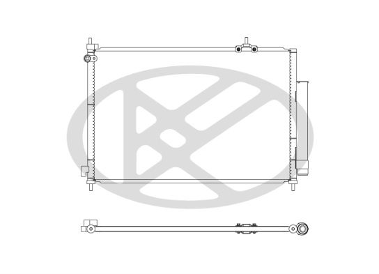 Condensator, climatizare KOYORAD CD080773