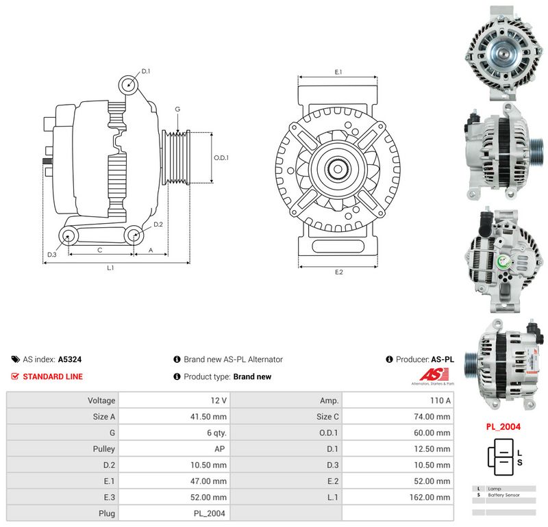 AS-PL A5324 Generatorius