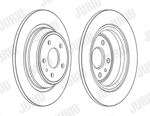 JURID 563155JC Brake Disc