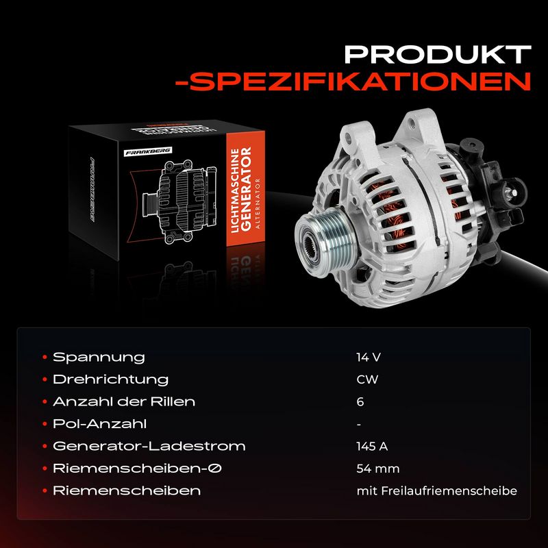 Frankberg 5481FB0032177 Alternator