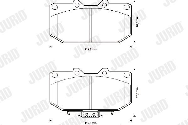 Juego de pastillas de freno