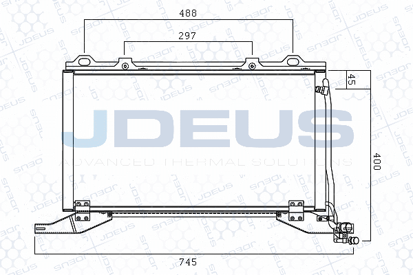 JDEUS kondenzátor, klíma M-7170910