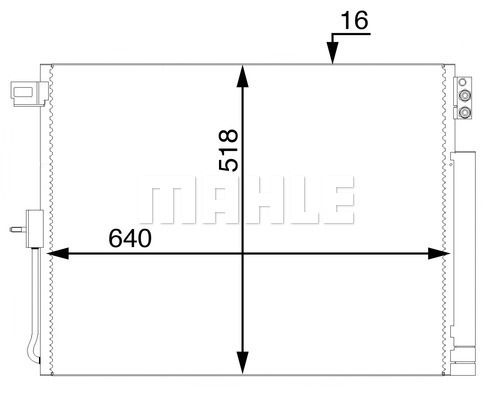 WILMINK GROUP kondenzátor, klíma WG2368950