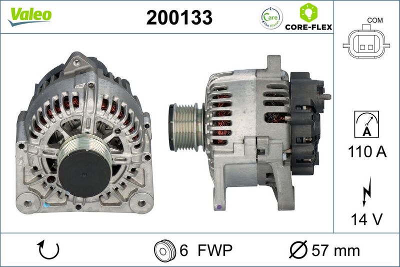 VALEO Dynamo / Alternator 200133