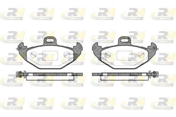 Комплект гальмівних накладок, дискове гальмо, Roadhouse 2686.00