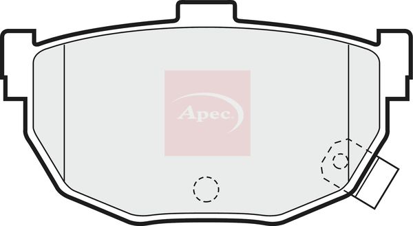 APEC Brake Pad Set, disc brake PAD674