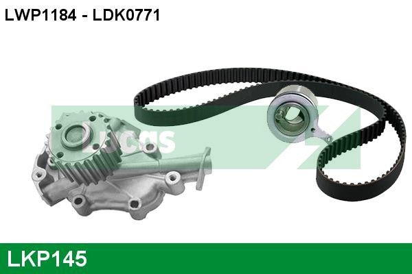 LUCAS Vízpumpa + fogasszíj készlet LKP145