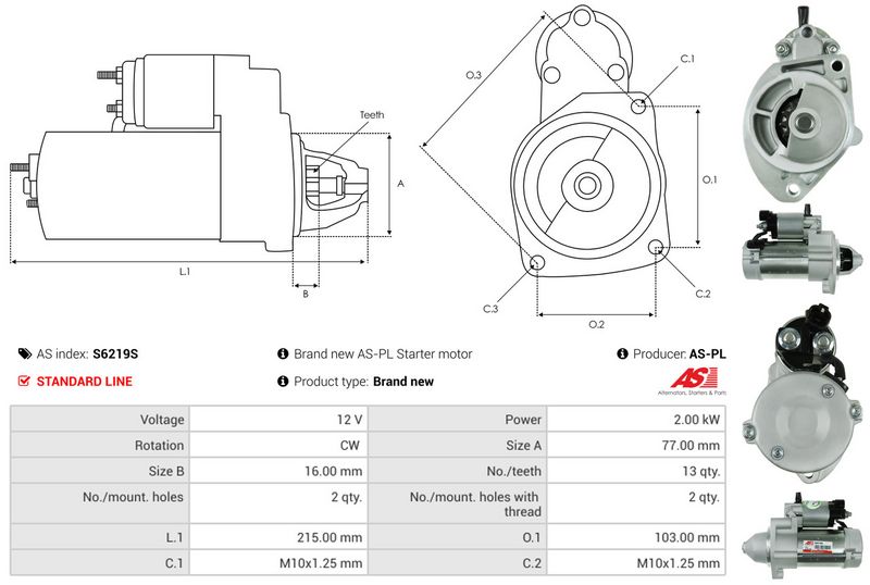 AS-PL S6219S Starter