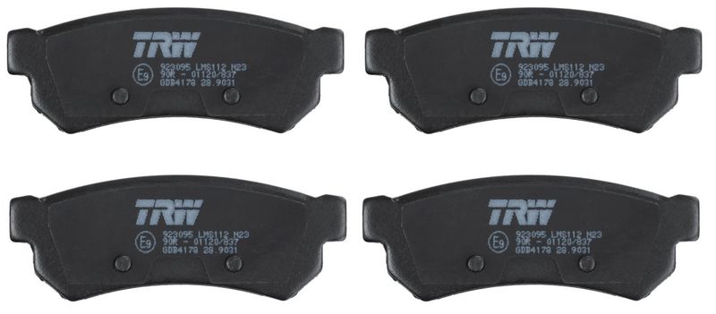 TRW GDB4178 Brake Pad Set, disc brake