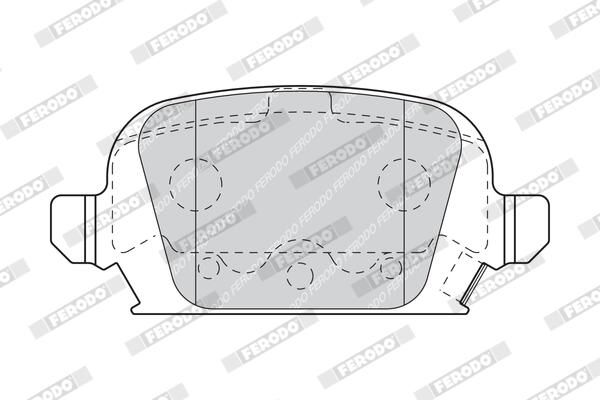 FERODO FDB1472 Brake Pad Set, disc brake