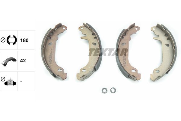 TEXTAR 91037400 Brake Shoe Set