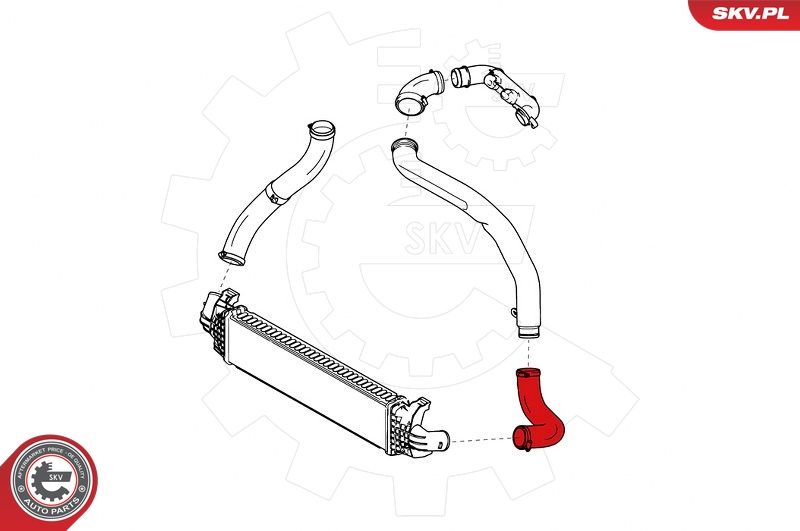 ESEN SKV 24SKV772 Charge Air Hose