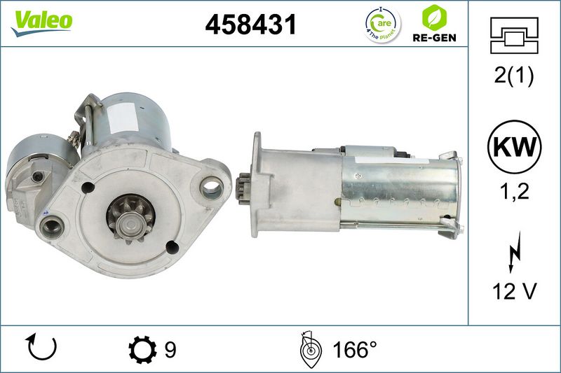 VALEO 458431 - Starteris