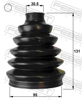 FEBEST 1717P-B8 Bellow Kit, drive shaft