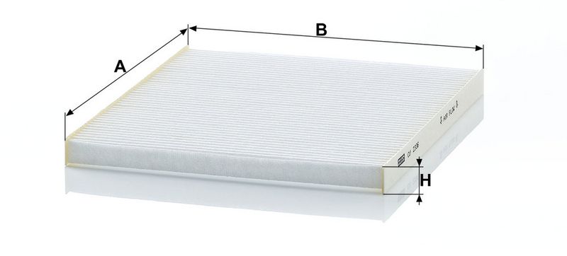 Filter, salongiõhk, MANN-FILTER CU 2336
