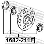 FEBEST 1682-211F Wheel Hub