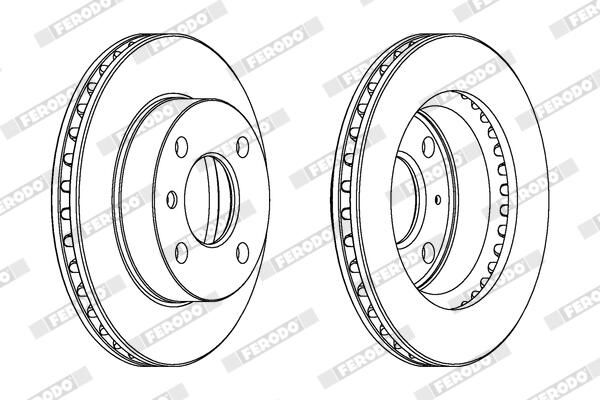 Brzdový kotouč DDF183