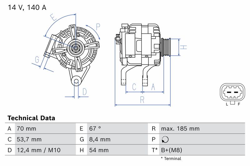 BOSCH BX ΜΙΖΑ OPEL